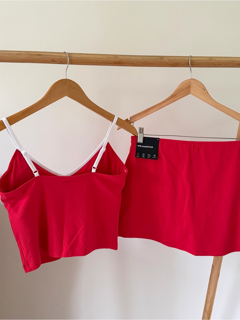NWT Abercrombie & Fitch YPB StudioFLEX Tie Front Cami Top & Tennis Skort Set - M - Picture 5 of 8